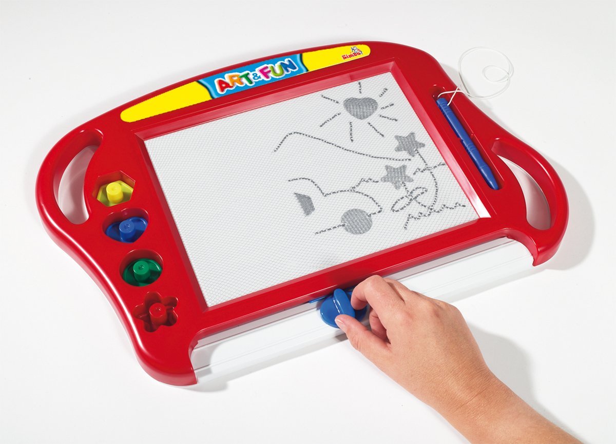 Доска для рисования магнитная, 4 печати, 45 см.  